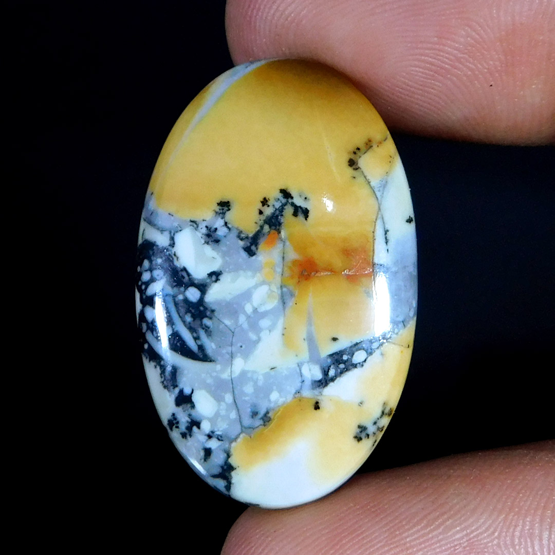 Natural Unique Maligano Jasper Oval Cabochon Loose Gemstone Cts