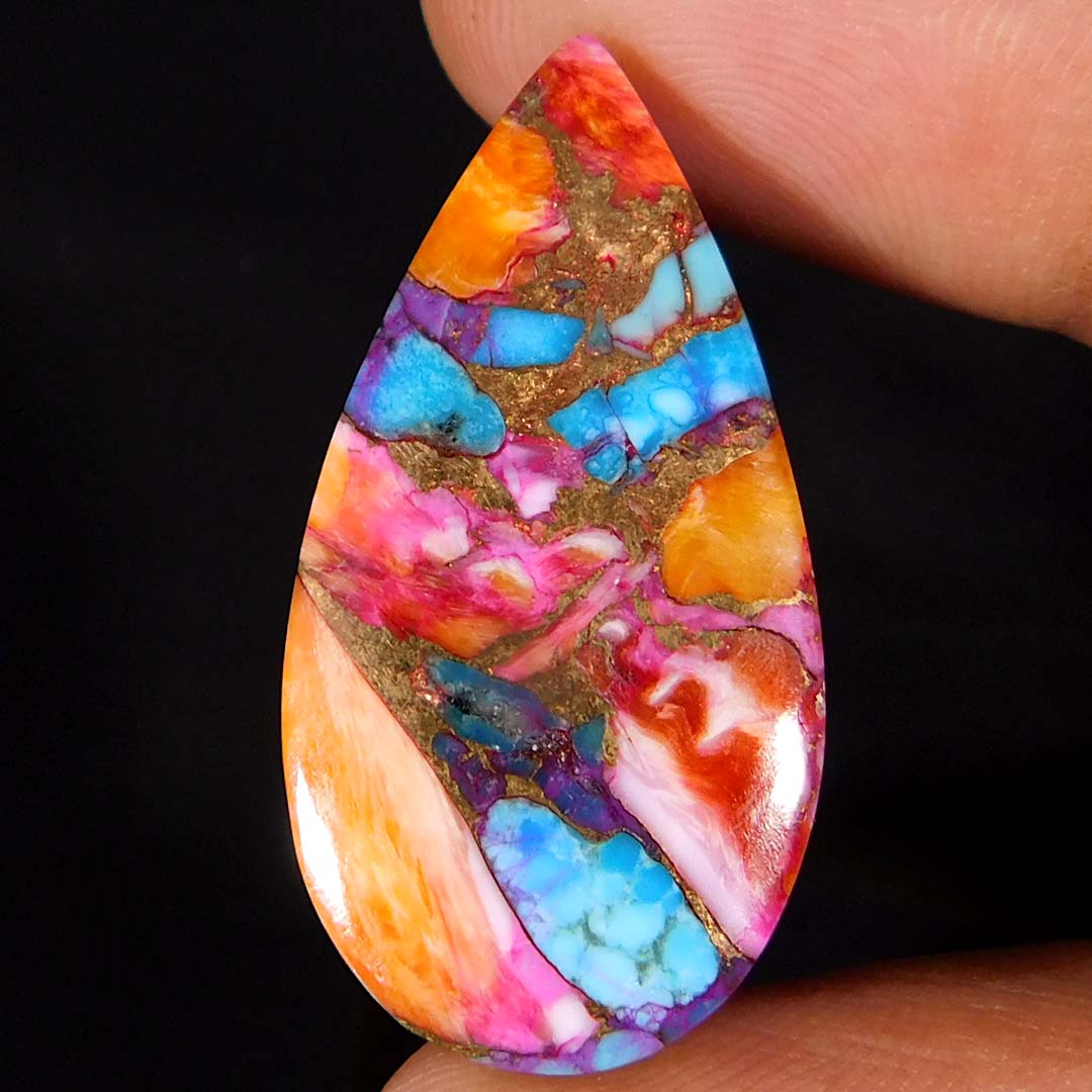 Ciondolo In Argento 925 Con Ammolite Naturale 85,20 Ct - Certificato EGL - Fatto A Mano