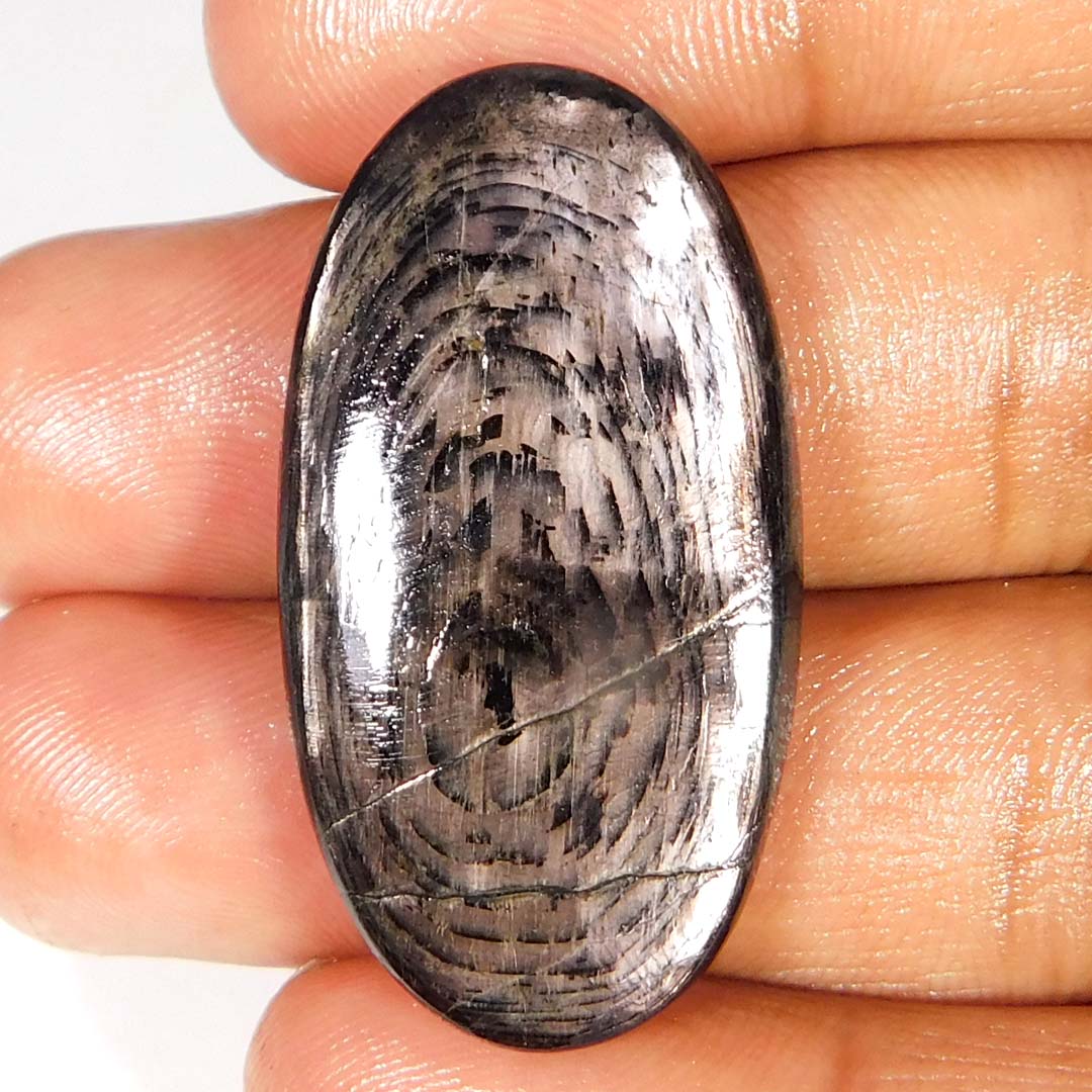 HYPERSTHENE Oval Cabochon 100% Natural POWER Loose Gemstone 36x19x05 mm 40.75Cts